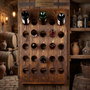 Hanah Home Soporte de Vino de Madera para 8 Botellas